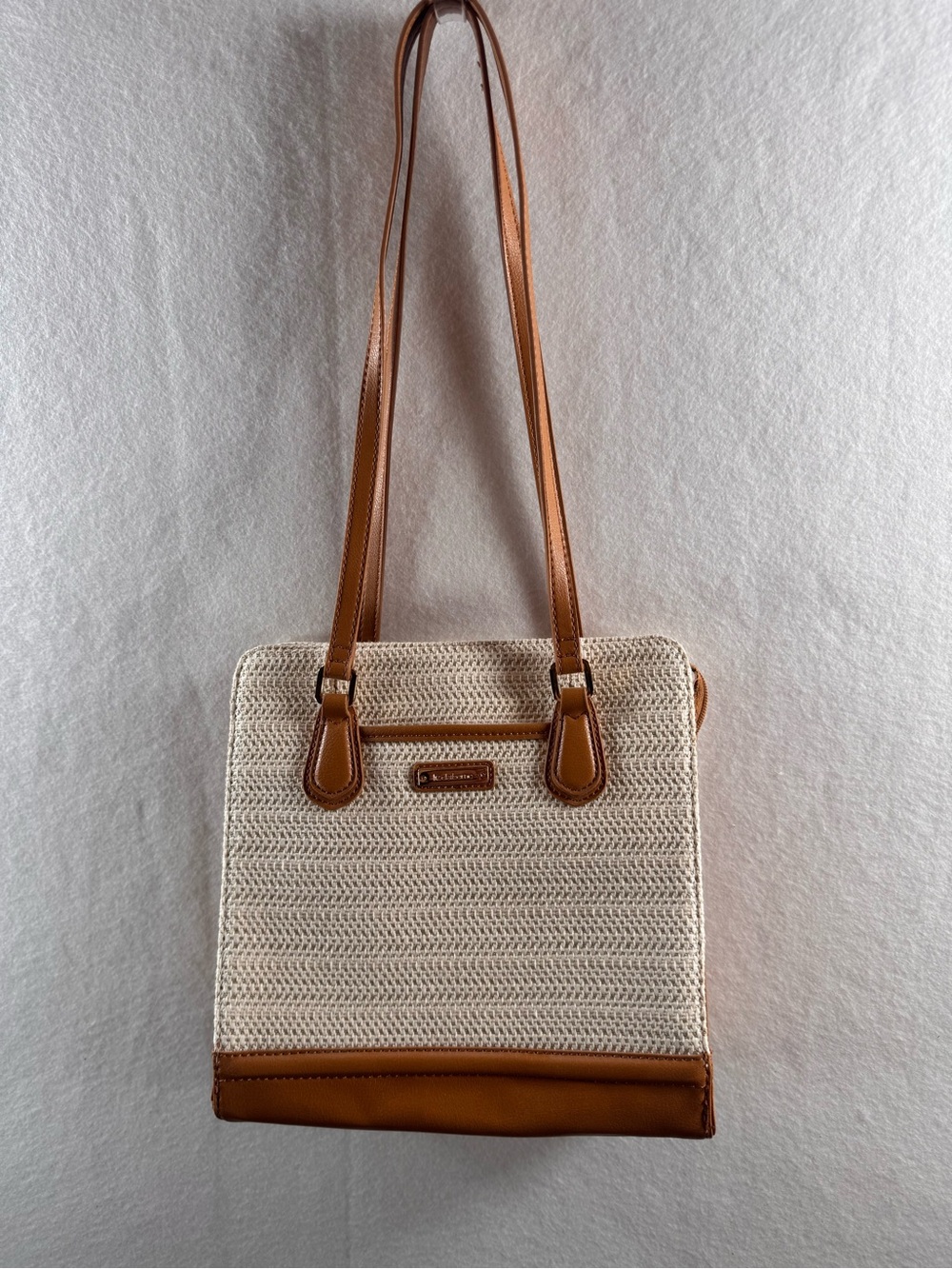 Liz Claiborne Woven Straw Shoulder Bag
